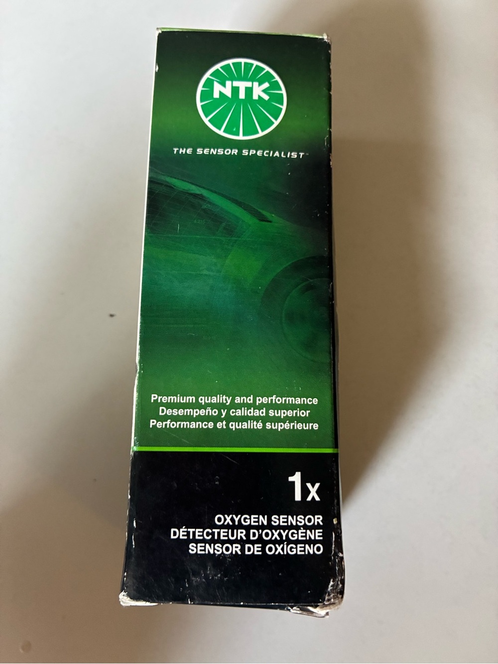 NTK Oxygen Sensor - Green and Black Packaging